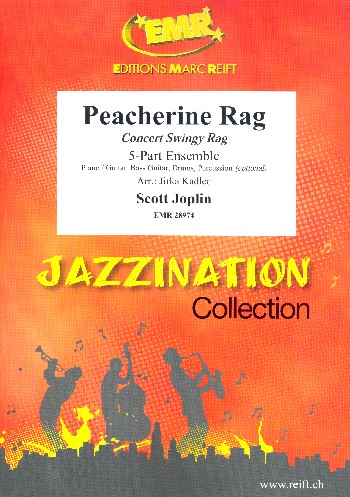 Peacherine Rag:  for 5-part ensemble (rhythm group ad lib)  score and parts
