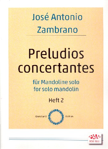 Preludios concertantes Band 2  für Mandoline  