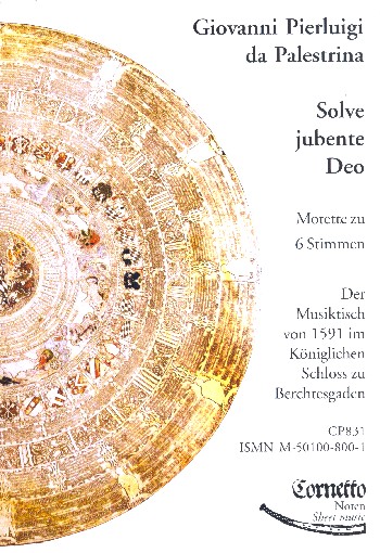 Solve jubente Deo  Motzette zu 6 Stimmen (SAATTB)  Partitur und Stimmen