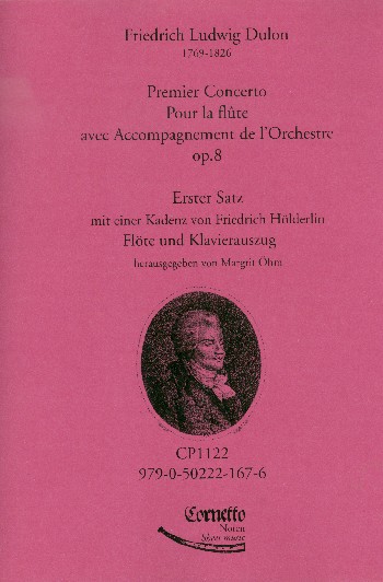 Konzert Nr.1 (1. Satz) op.8 für Flöte und Orchester  fü Flöte und Klavier  
