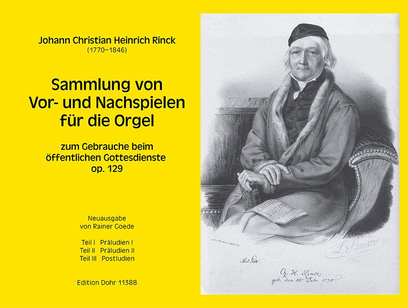 Sammlung von Vor- und Nachspielen op.129 Teil 1-3  für Orgel  
