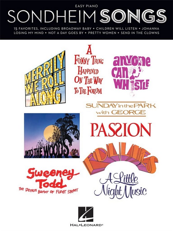 Sondheim Songs:&nbsp;&nbsp;for easy piano&nbsp;&nbsp;