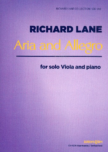 Aria and Allegro  for solo viola and piano  