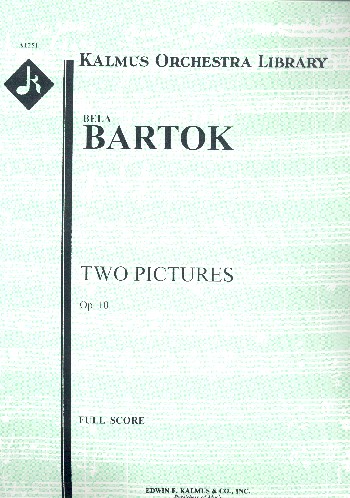 2 Pictures op.10&nbsp;&nbsp;for orchestra&nbsp;&nbsp;score