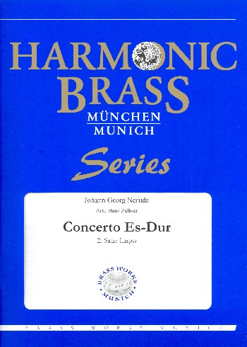 Konzert Es-Dur  für Trompete solo, Flügelhorn, Horn, Euphonium und Tuba  Partitur und Stimmen