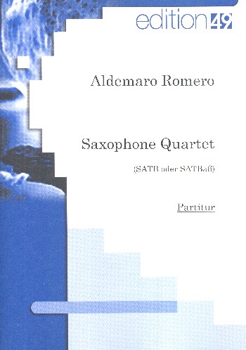 Saxophon-Quartett  für 4 Saxophone (SATBar(B))  Partitur und Stimmen