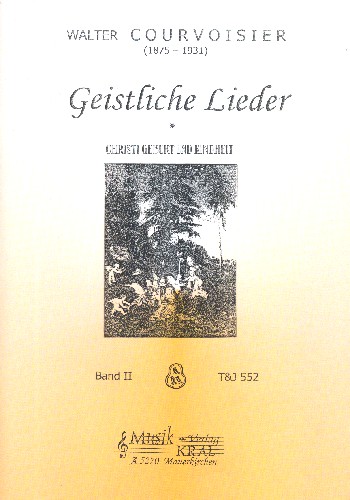 Geistliche Lieder Band 2 - Christi Geburt und Kindheit  für Gesahng und klavier  2 Partituren