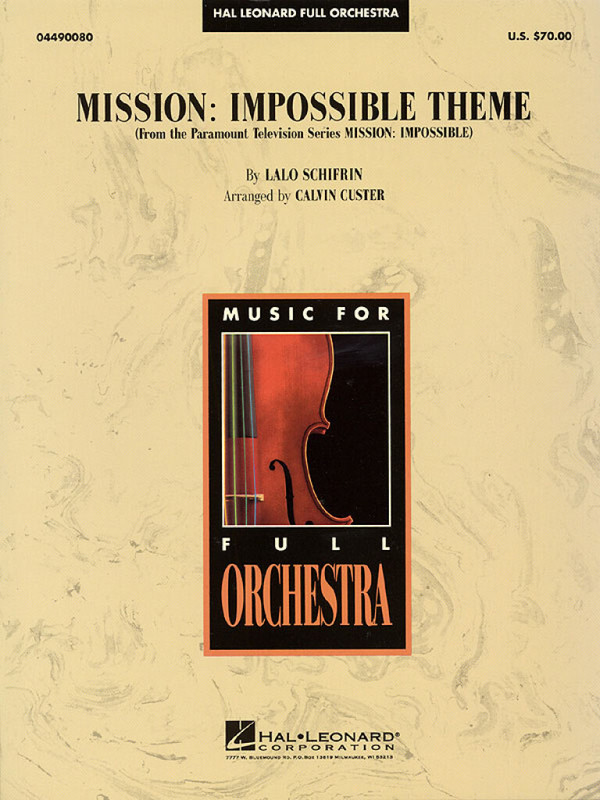 Mission impossible:  for orchestra  score