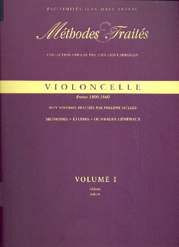 Méthodes et traités vol.1  pour violoncelle  