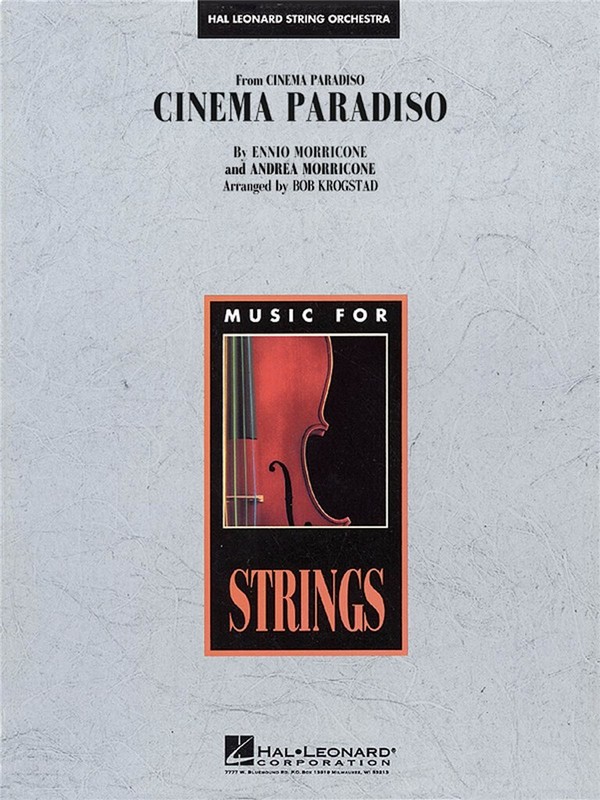 Cinema Paradiso:  for string orchestra  score and parts (8-8-4--4-4-4)