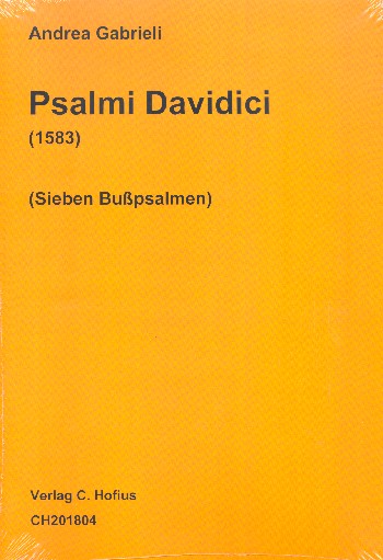 Psalmi Davidici  für gem Chor a cappella  Partitur