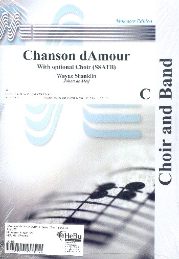 Chanson d'amour:&nbsp;&nbsp;für Blasorchester (gem Chor ad lib)&nbsp;&nbsp;Partitur und Stimmen