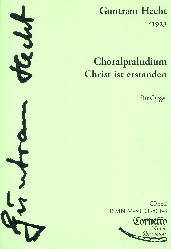 Choralpräludium Christ ist erstanden  für Orgel  