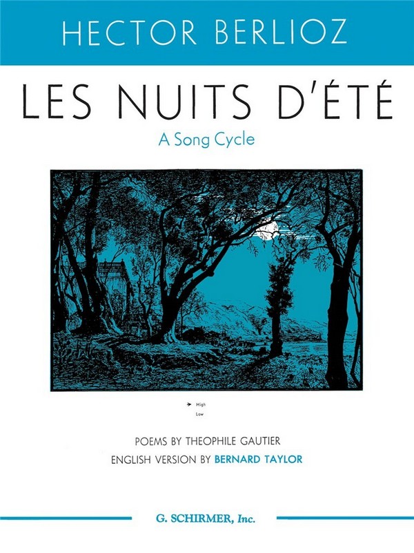 Les Nuits d'été&nbsp;&nbsp;for high voice and piano (fr/en)&nbsp;&nbsp;
