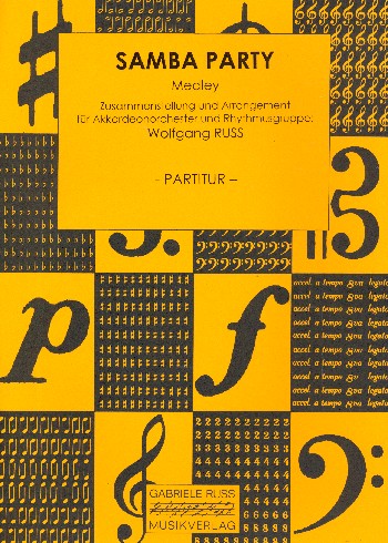 Samba Party (Medley)  Akkordeonorchester  Partitur