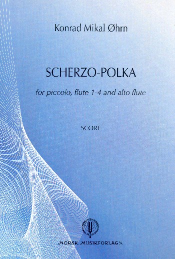 Scherzo-Polka  for piccolo, 4 flutes and alto flute  score