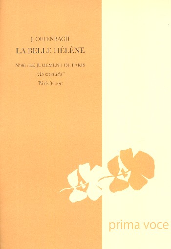 Au mont Ida  pour ténor et piano  partition