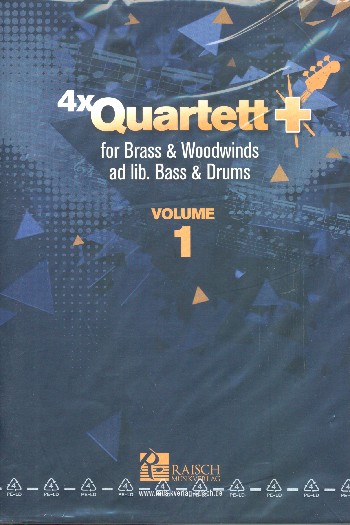 4 x Quartett + Band 1  für 4-5 Trompeten (Drums und Bass ad lib)  Partitur und Stimmen