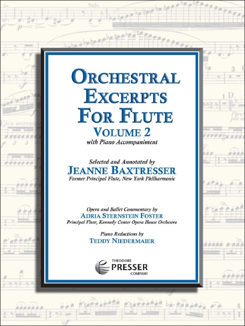 Orchestral Excerpts vo.2&nbsp;&nbsp;for flute and piano&nbsp;&nbsp;
