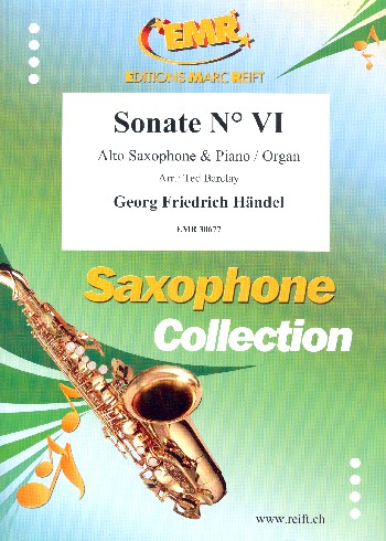 Sonate Nr.6&nbsp;&nbsp;für Altsaxophon und Klavier (Orgel)&nbsp;&nbsp;