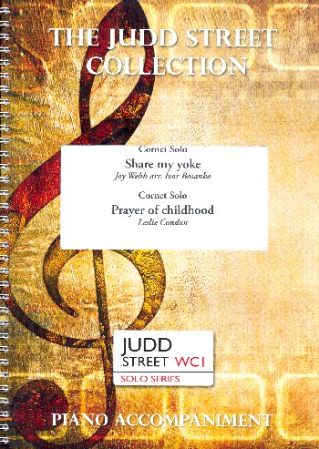 Share my Yoke  and  Prayer of Childhood  for cornet (trumpet) and piano  