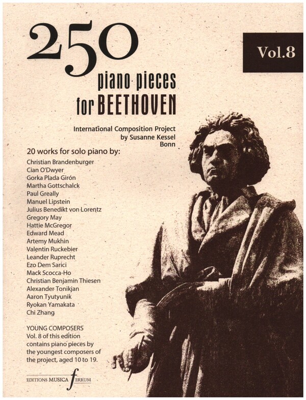250 Piano Pieces for Beethoven vol.8  for piano  