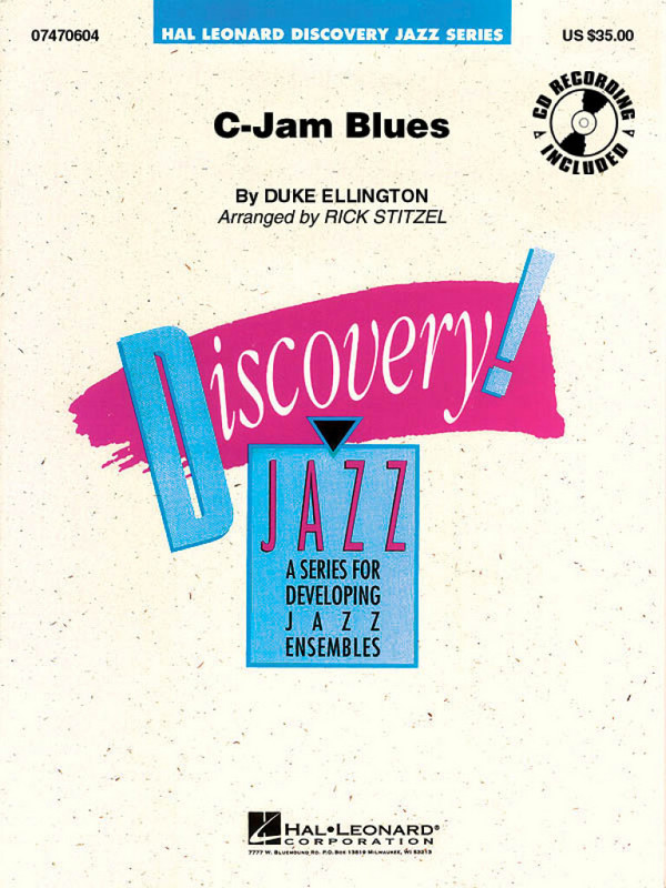 C Jam Blues:  for jazz ensemble  score and parts
