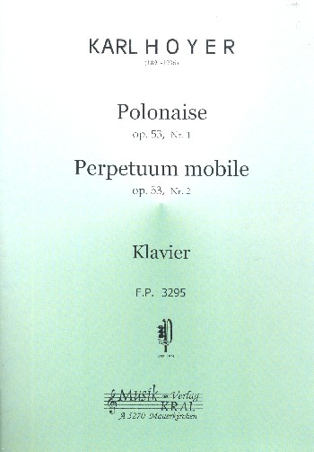 Polonaise und Perpetuum mobile op.53  für Klavier  