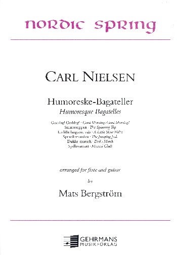 Humoresques bagatelles  for flute and guitar  score