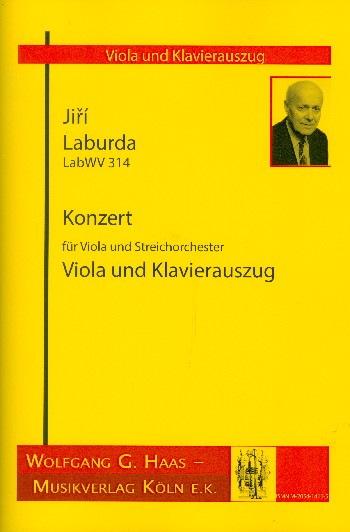 Konzert LabWV314 für Viola und Streichorchester  für Viola und Klavier  