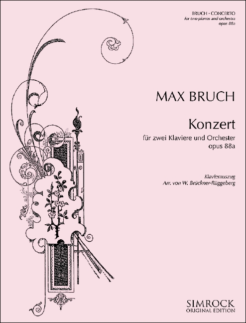 Konzert op.88a für 2 Klaviere und Orchester  für 3 Klaviere zu 6 Händen  Spielpartitur (Klavierauszug)