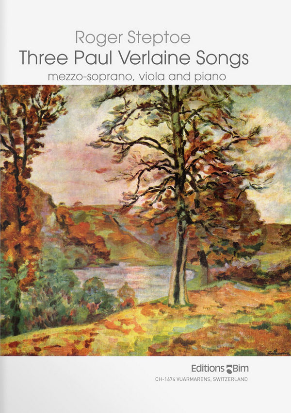 3 Paul Verlaine Songs  for mezzo-soprano, viola and piano  score and parts (frz)