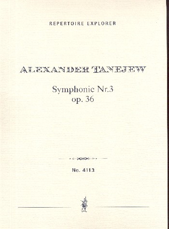 Sinfonie Nr.3 op.36  für Orchester  Studienpartitur