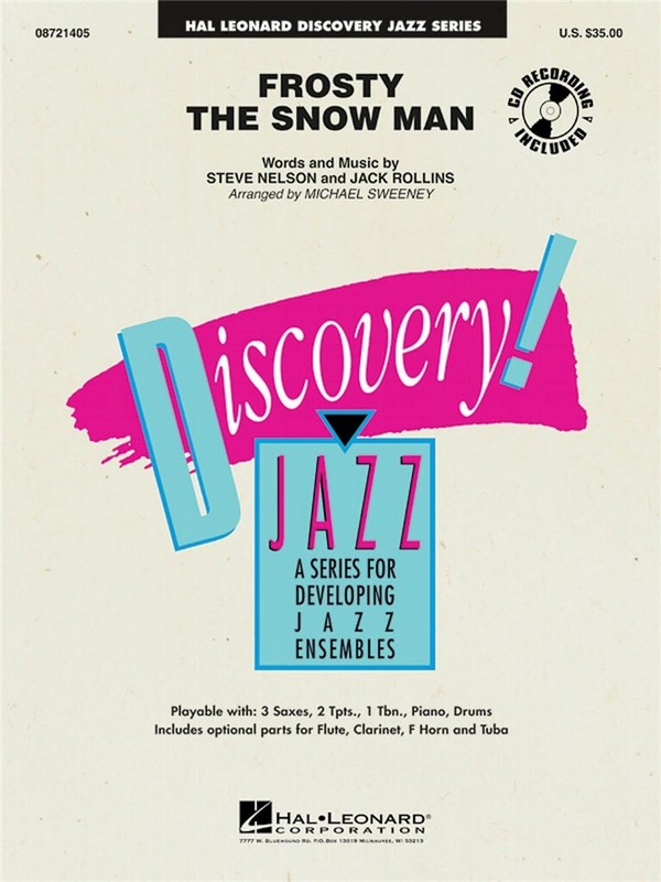 Frosty The Snow Man:  for jazz ensemble  score and parts