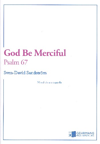 God be merciful  for mixed chorus a cappella  score (en)