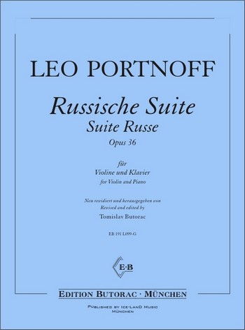 Russische Suite op.36  für Violine und Klavier  