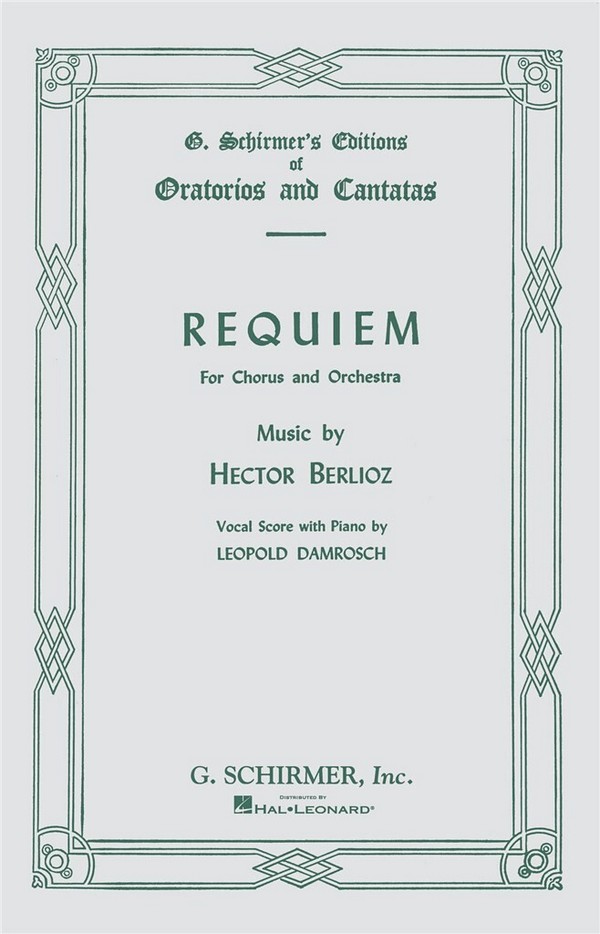 Requiem&nbsp;&nbsp;for soloists, mixed chorus and orchestra&nbsp;&nbsp;vocal core