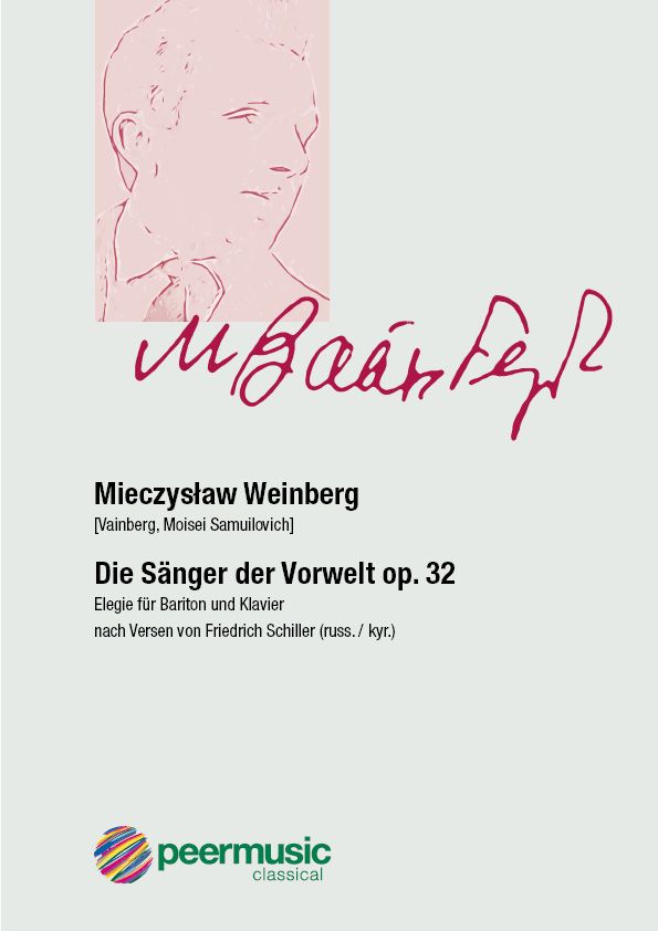 Die Sänger der Vorwelt op.32  für Bariton und Klavier (kyrr./russ.)  