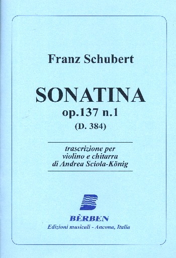 Sonatine op.137,1&nbsp;&nbsp;für Violine und Gitarre&nbsp;&nbsp;Partitur und Stimmen