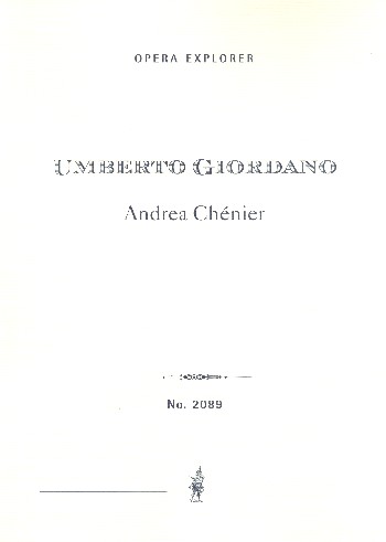 Andrea Chénier    Studienpartitur (it)