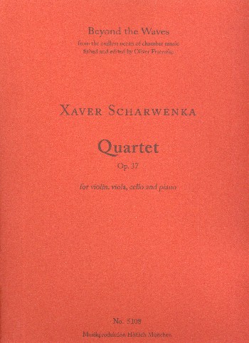 Quartett op.37  für Violine, Viola, Violoncello und Klavier  Stimmen