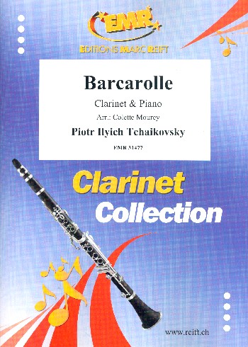 Barcarolle&nbsp;&nbsp;für Klarinette und Klavier&nbsp;&nbsp;