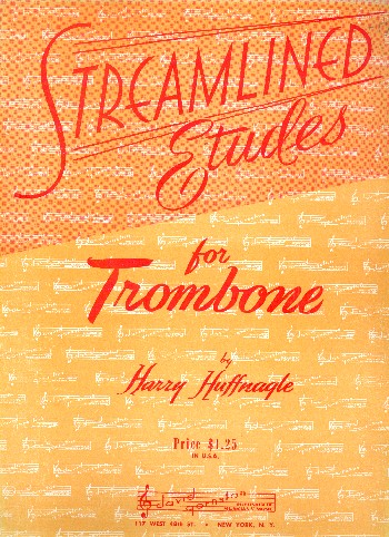 Streamlined Etudes&nbsp;&nbsp;for trombone&nbsp;&nbsp;