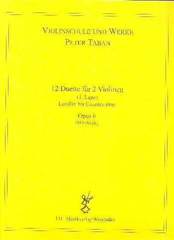12 Duette op.6 Band 1  für 2 Violinen  Stimmen