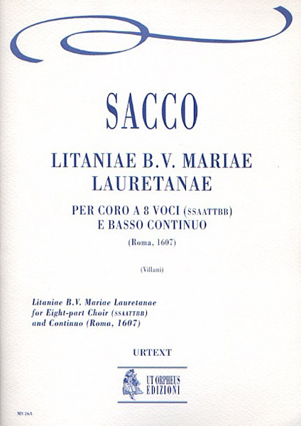 Litaniae Mariae lauretanae  for double chorus and Bc  score