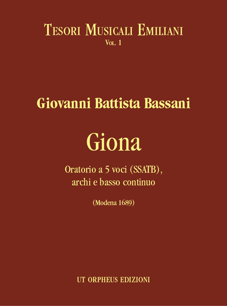 Oratorios vol.1&nbsp;&nbsp;La profezia d'Eliseo nell'assedio di Samaria&nbsp;&nbsp;partitura