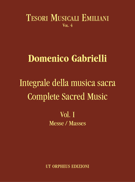 Integrale della musica sacra vool.1  Messe  partitura