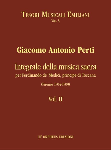 Integrale della musica sacra per Ferdinando e Medici vol.2&nbsp;&nbsp;&nbsp;&nbsp;partitura