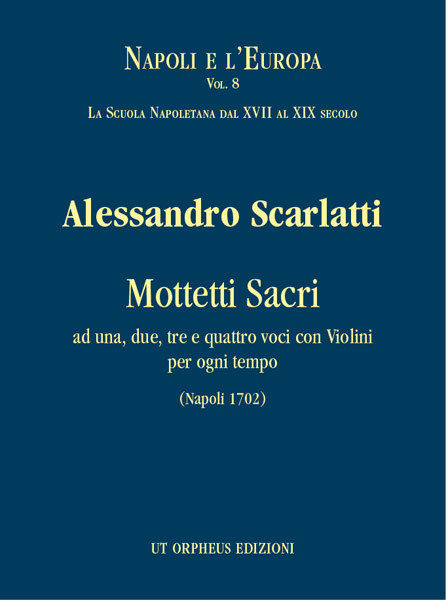Mottetti sacri&nbsp;&nbsp;per 1-4 voci con violini&nbsp;&nbsp;partitura