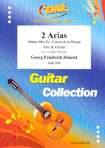 2 Arias  for alto and guitar  score and part